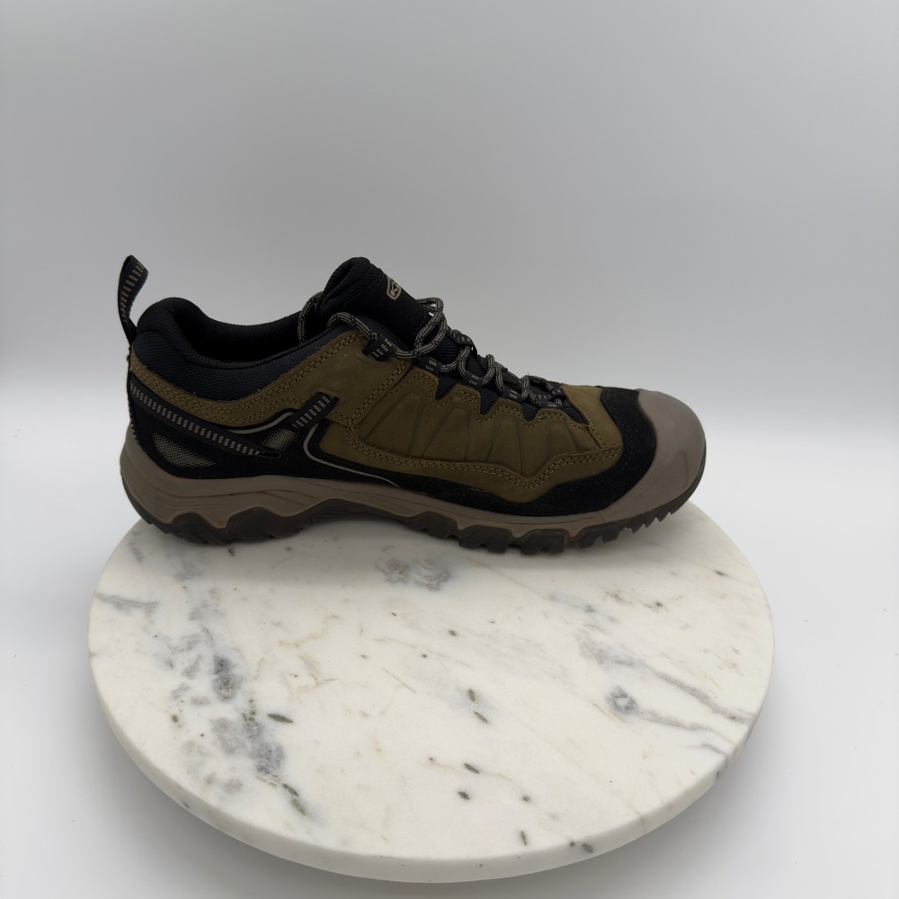 KEEN Circadia Waterproof Hiking Shoes Mens 13 Brown Black Leather Trail Outdoor - Picture 10 of 12